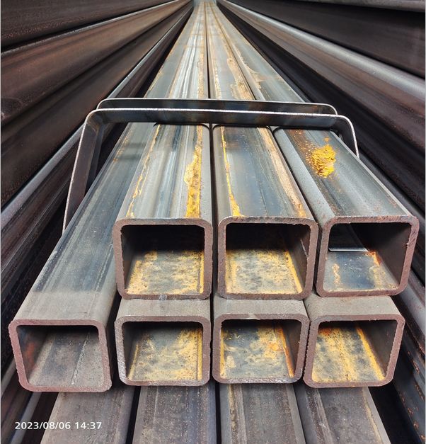 惠州矩形管尺寸50X100X8毫米現貨庫存
